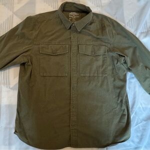 REI Co-op Wallace lake Flannel shirt olive green